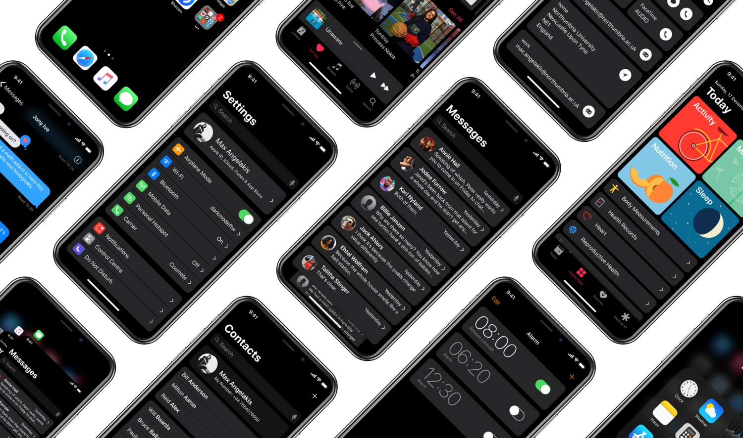 Ios dark. Темная тема IOS. Темная тема на айфон. Темная тема в IOS 13. Темная тема iphone IOS.