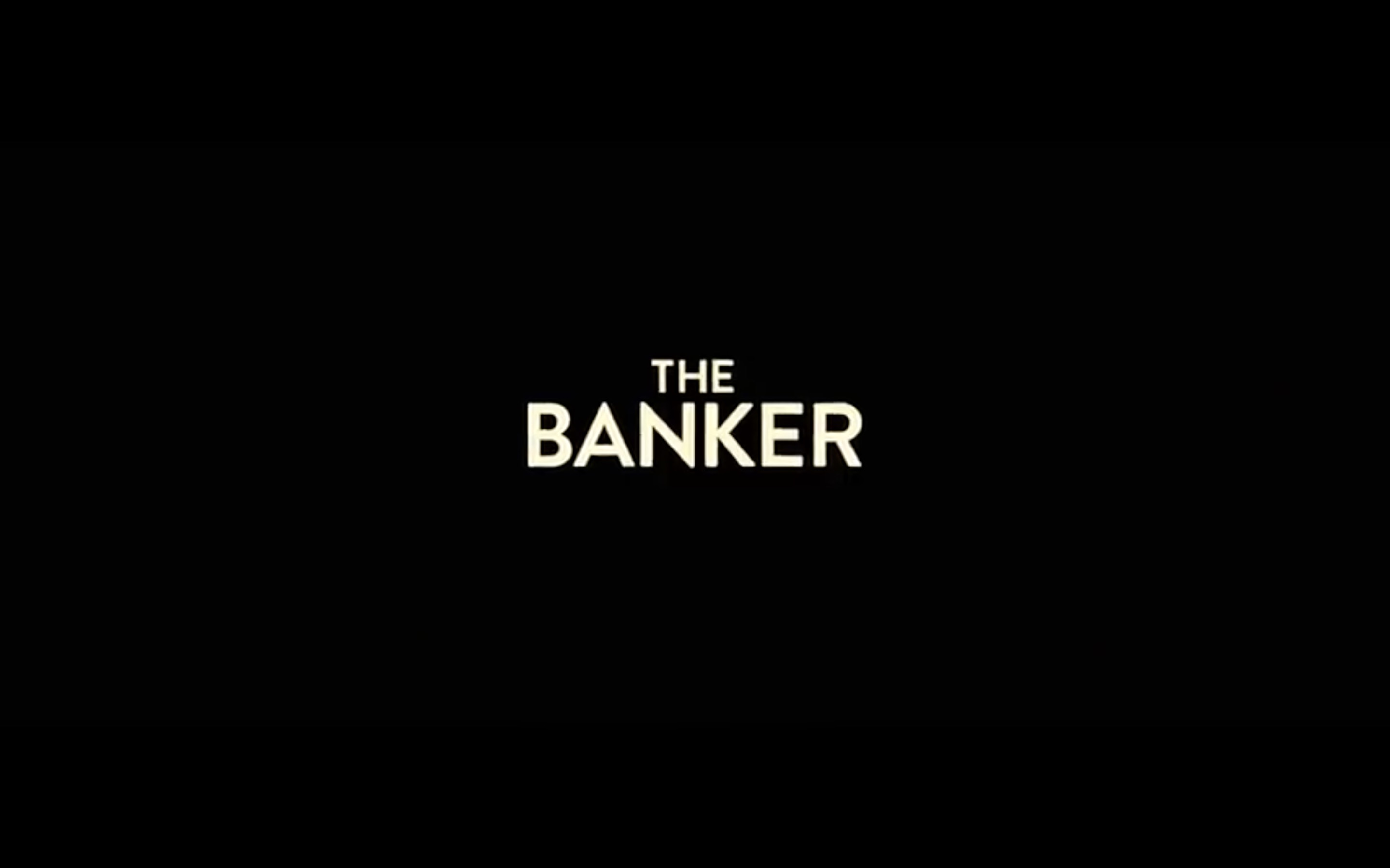 Apple original films. Black Wallpaper bankir in the Bank.