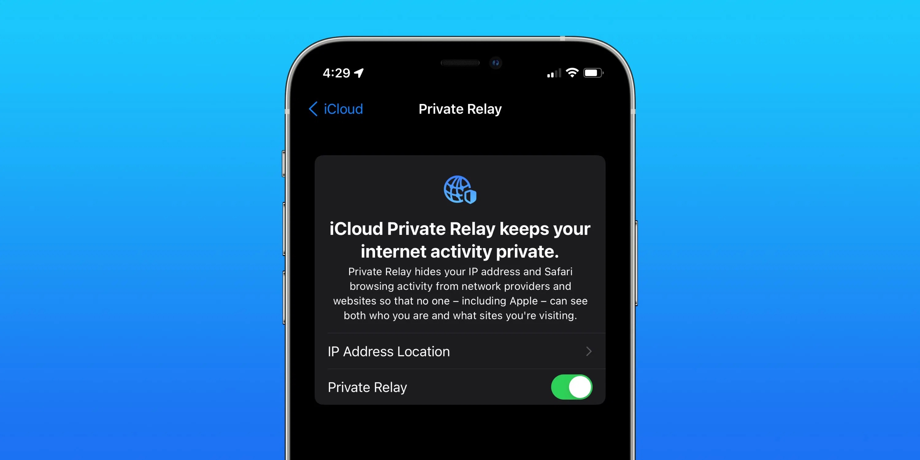 Apple отключила свой VPN-сервис iCloud Private Relay в России - Ремонт  телефонов, планшетов и ноутбуков в СПб