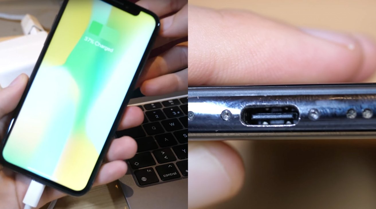 Первый в мире iPhone с USB-C. Энтузиаст заменил порт Lightning в смартфоне  Apple - Ремонт телефонов, планшетов и ноутбуков в СПб